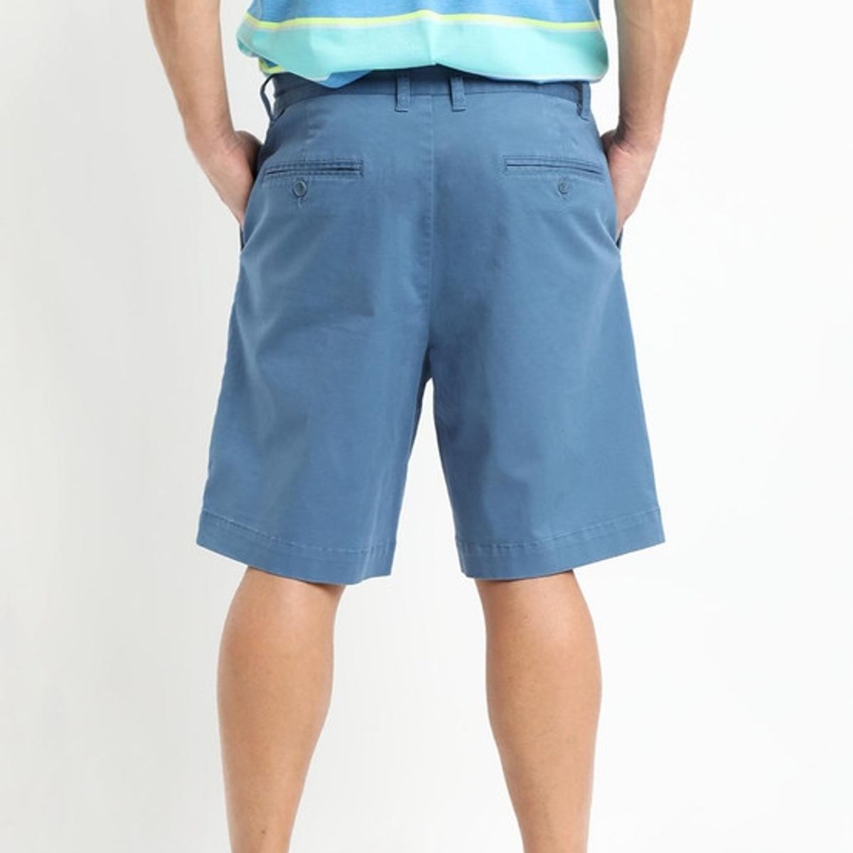 KOTTING - Bermuda Gabardina Frente Plano Azul KOTTING