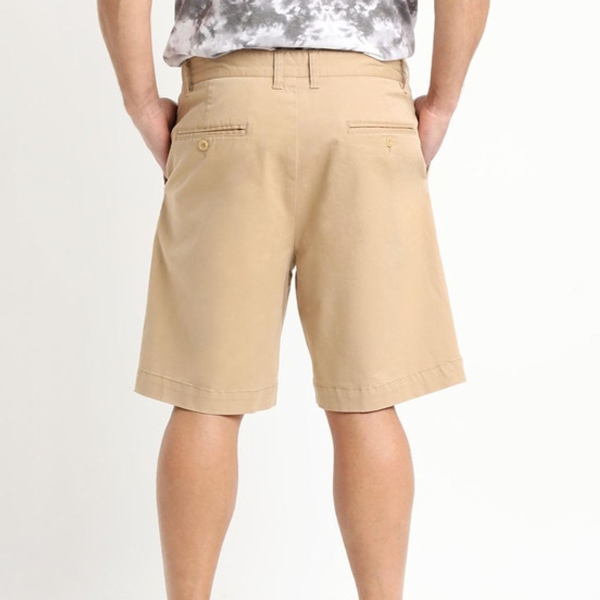 KOTTING - Bermuda Gabardina Frente Plano Beige KOTTING