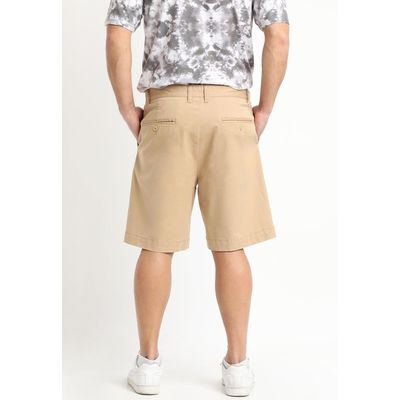 Imagen 2 del producto Bermuda Gabardina Frente Plano Beige