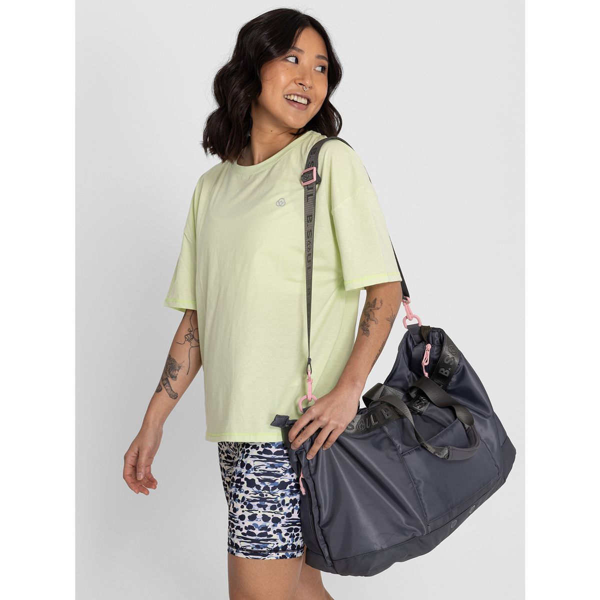 BSOUL - Polera Manga Corta Long T-Shirt Anto Limón Mujer BSOUL