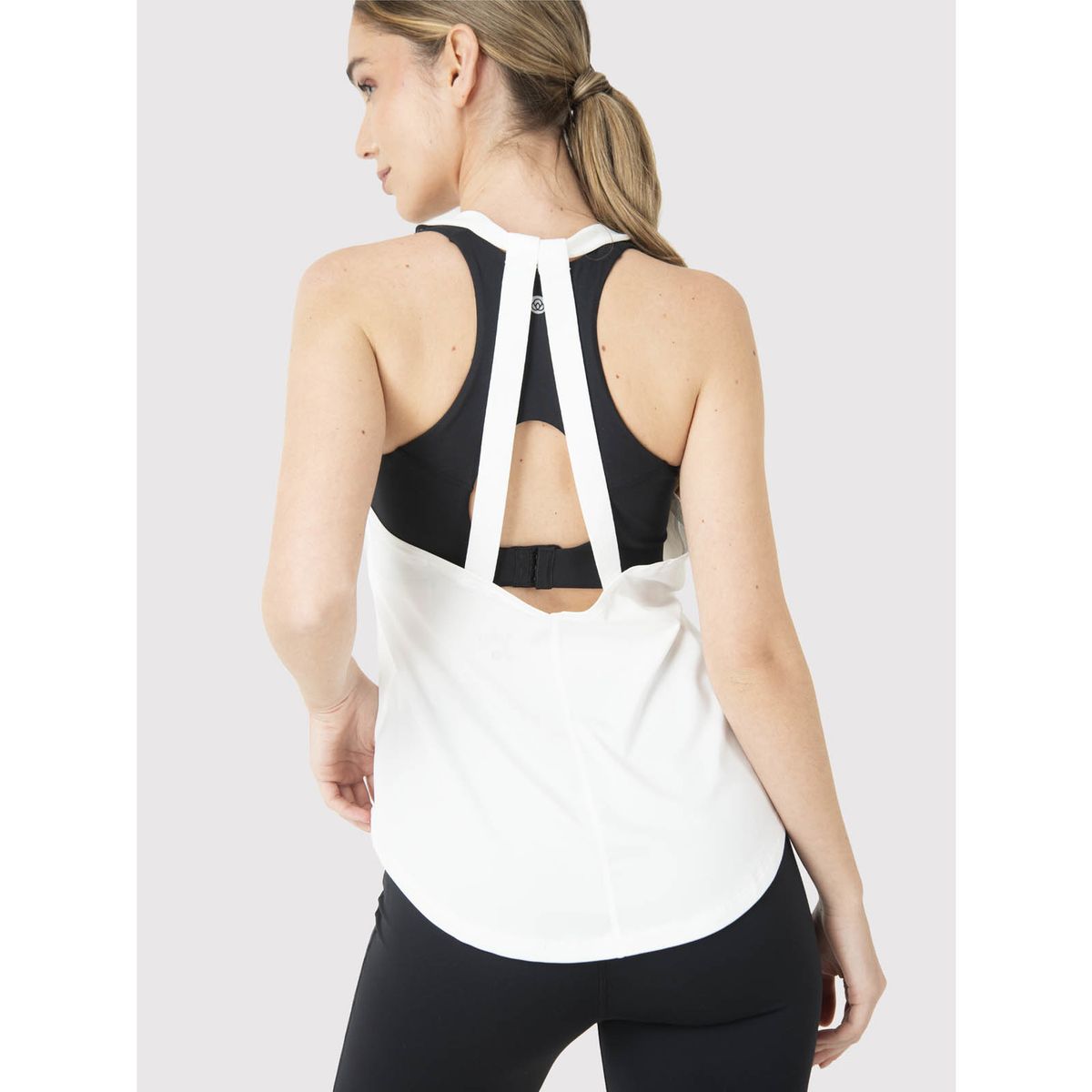 BSOUL - Polera deportiva Mujer Training Tank Blanca BSOUL