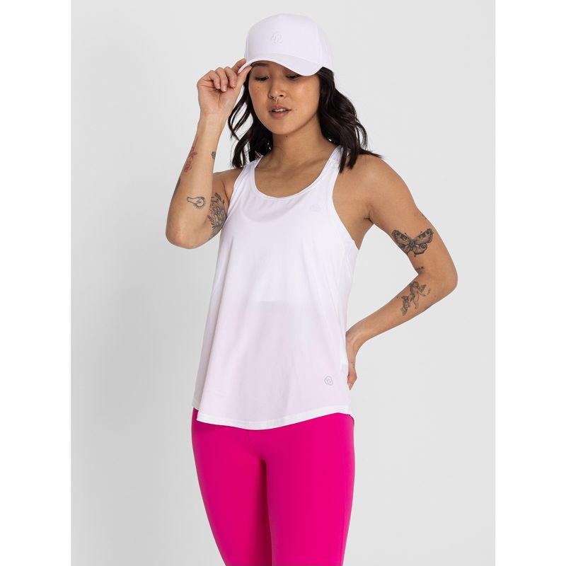 BSOUL - Polera deportiva Mujer Training Tank Blanca BSOUL