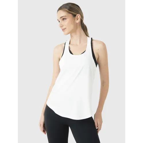 BSOUL - Polera deportiva Mujer Training Tank Blanca