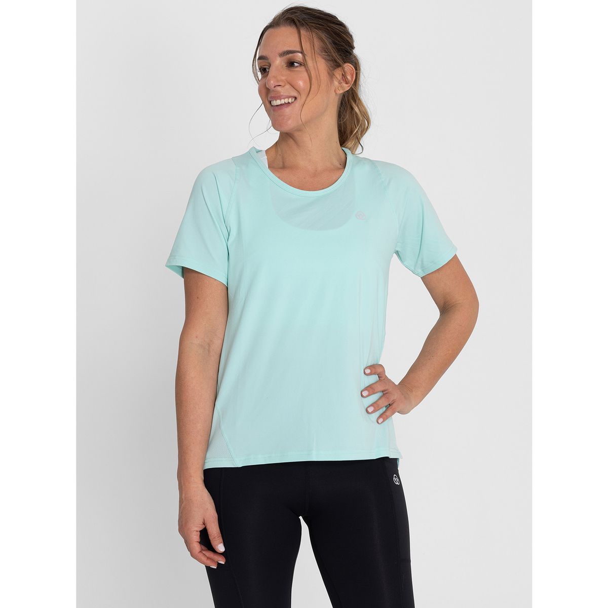 BSOUL - Polera Manga Corta T-Shirt Lisa Menta Mujer BSOUL