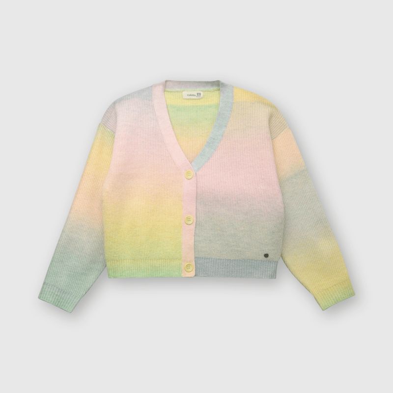 COLLOKY - Chalecos de niña arcoiris (2 a 12 años) Púrpura 12 12