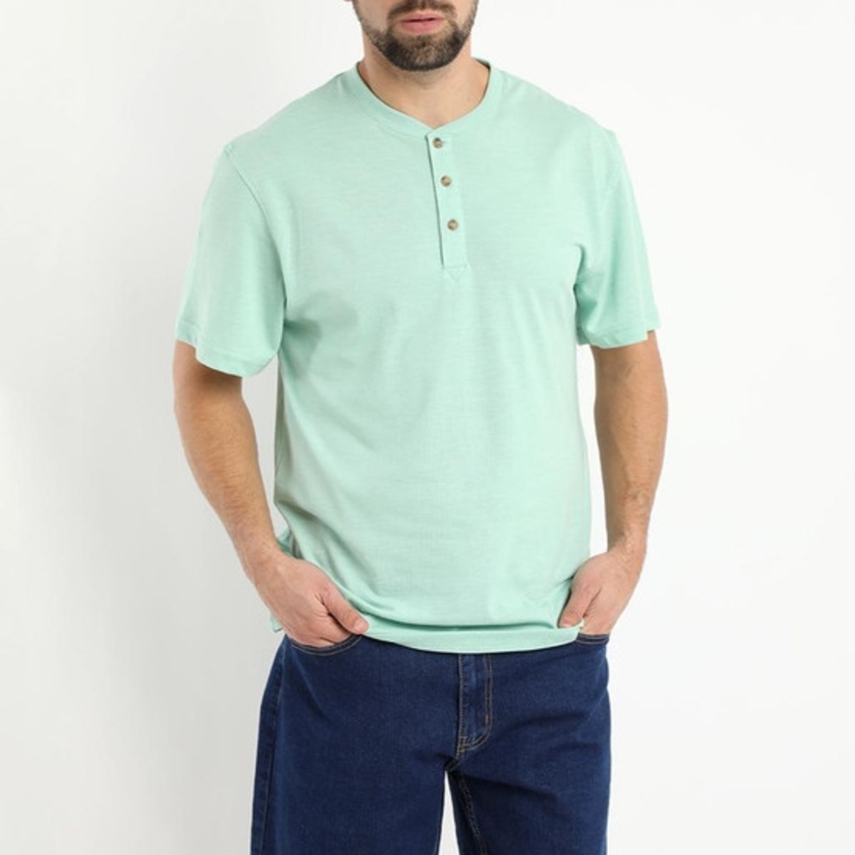 KOTTING - Polera Jersey Botones Agua KOTTING