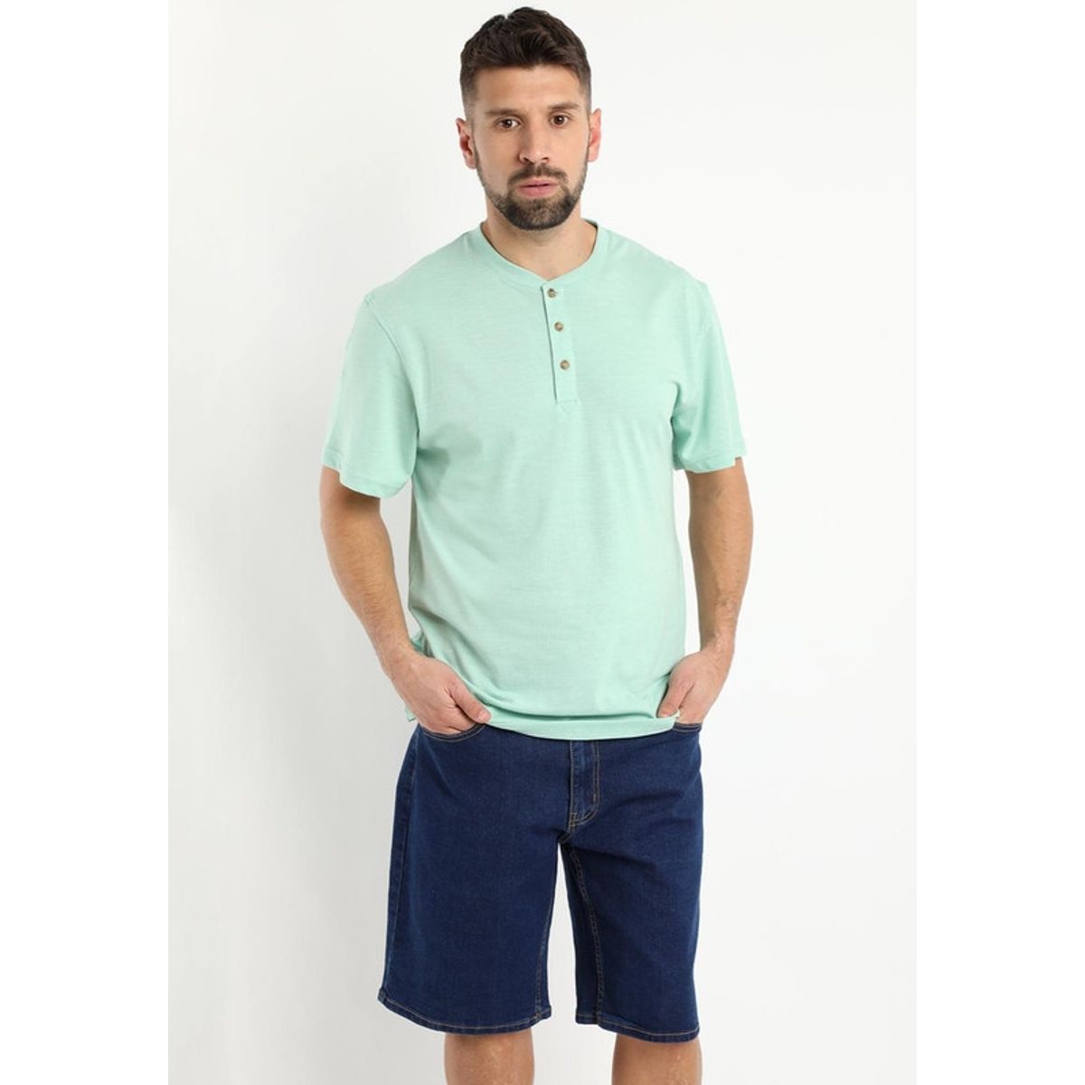 KOTTING - Polera Jersey Botones Agua KOTTING