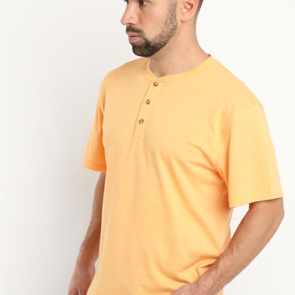 KOTTING - Polera Jersey Botones Durazno KOTTING