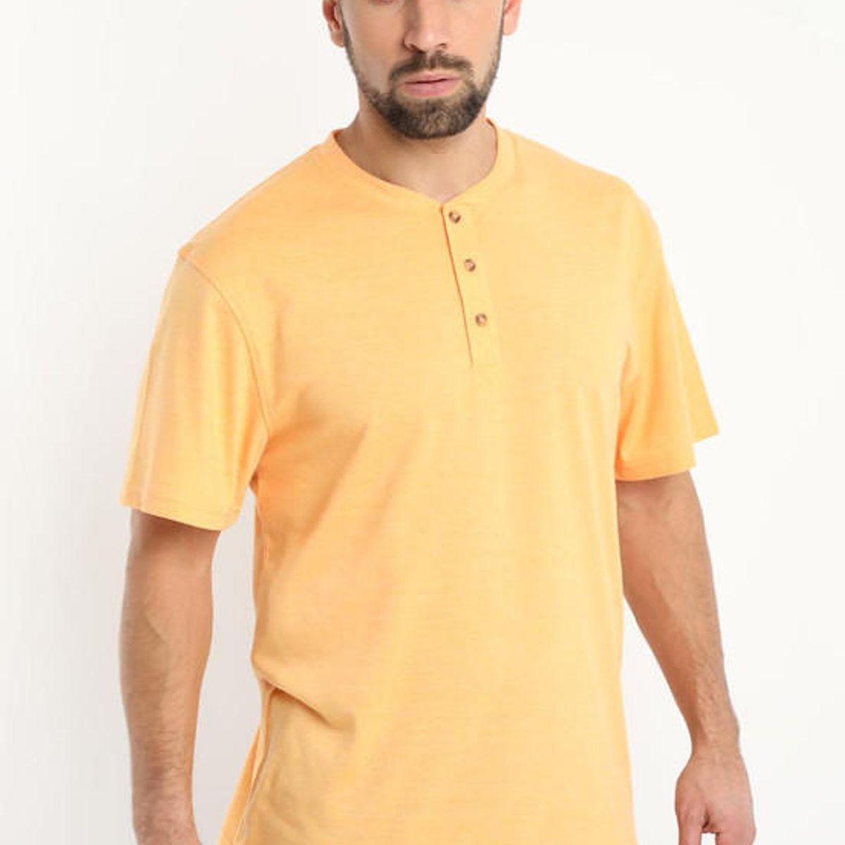KOTTING - Polera Jersey Botones Durazno KOTTING
