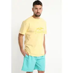 KOTTING - Polera Jersey Estampada Cuello Redondo Vainilla