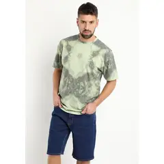KOTTING - Polera Tie Dye Cuello Redondo Verde