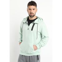 Poleron Medio Cierre Verde Claro