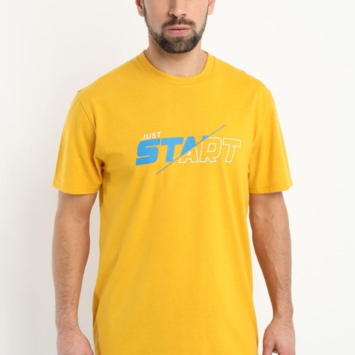 KOTTING - Polera Estampada Sport Amarillo KOTTING