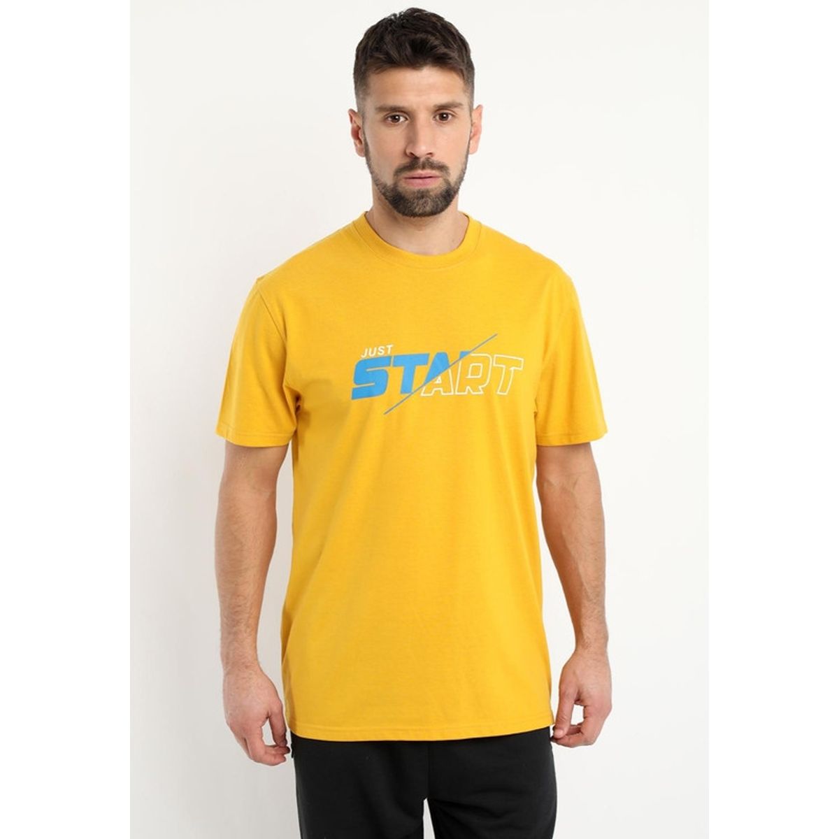 KOTTING - Polera Estampada Sport Amarillo KOTTING