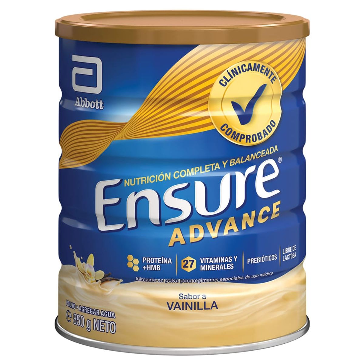 ENSURE - ENSURE ADVANCE VAINILLA 850grs.