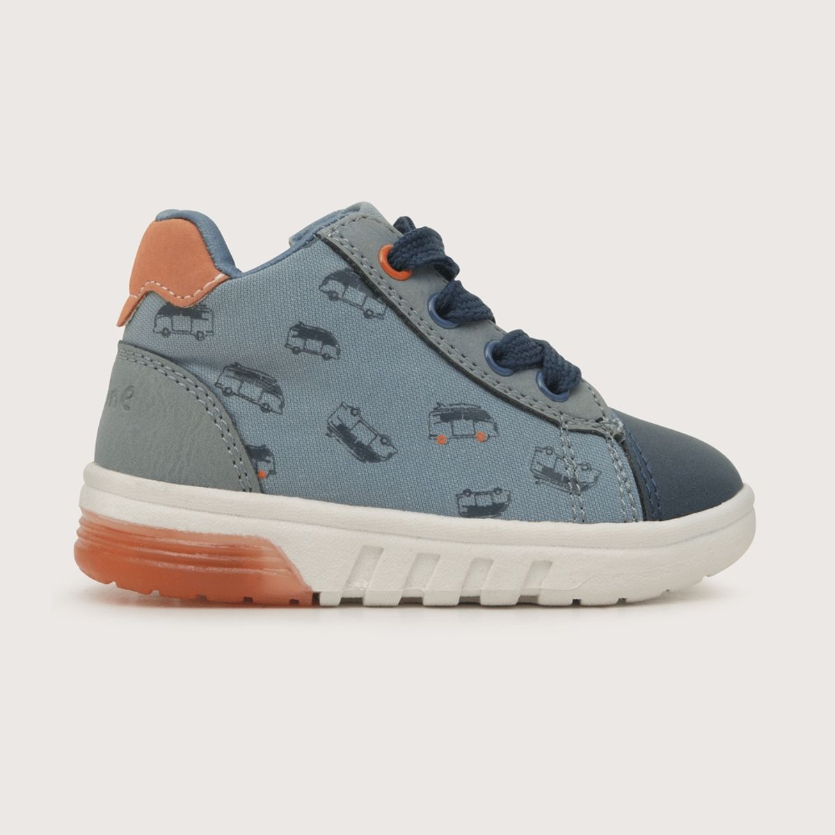 OPALINE - Zapatilla de niño luces cordón Denim (20-29)