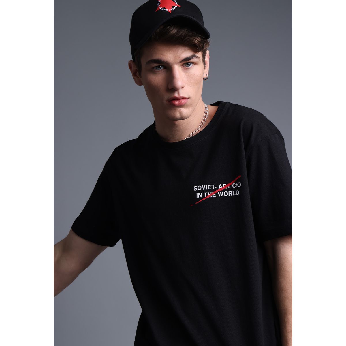 SOVIET - Polera Cuello Redondo Hombre Soviet SOVIET