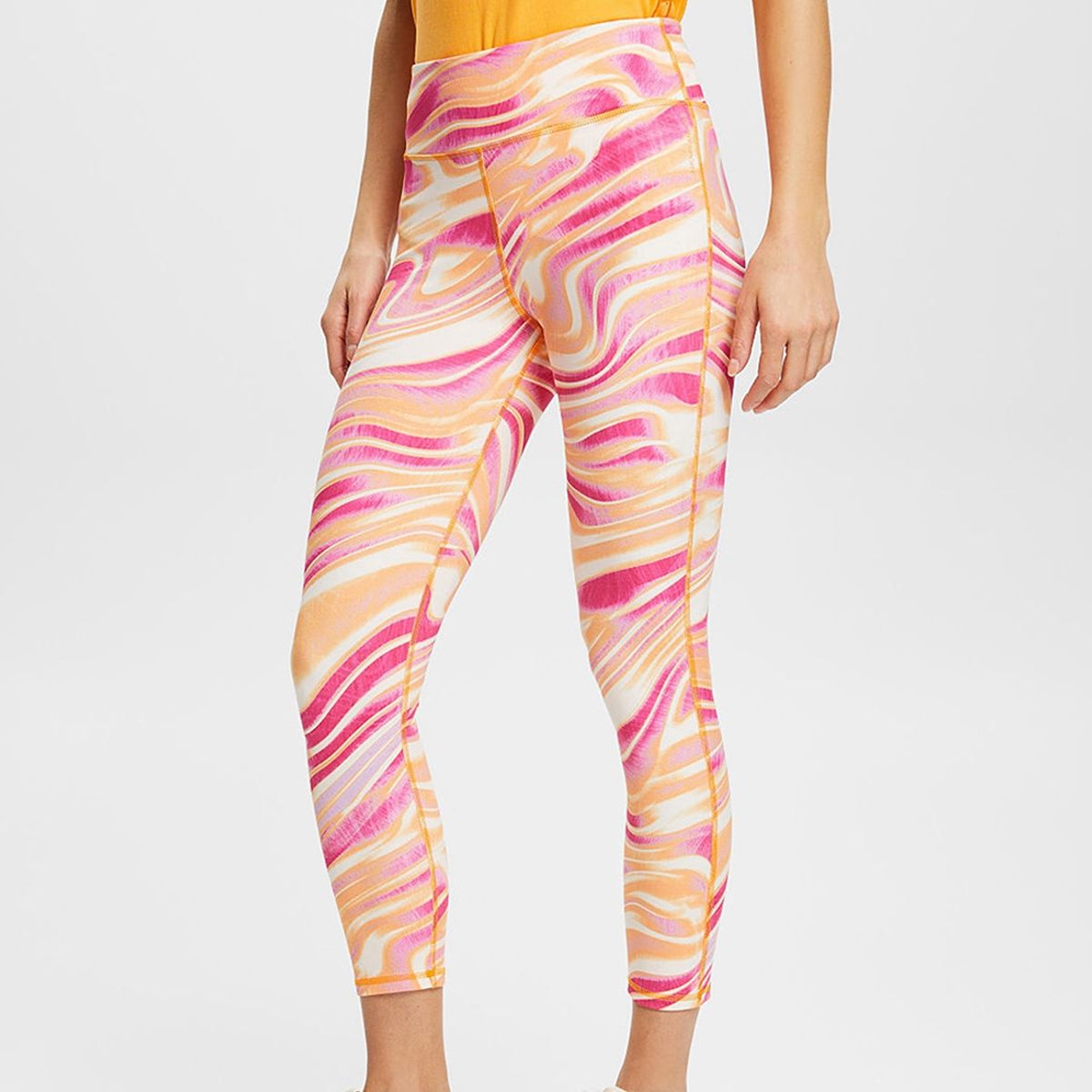 ESPRIT - Calzas Skinnys Estamapadas Con E-Dry Mujer Esprit ESPRIT