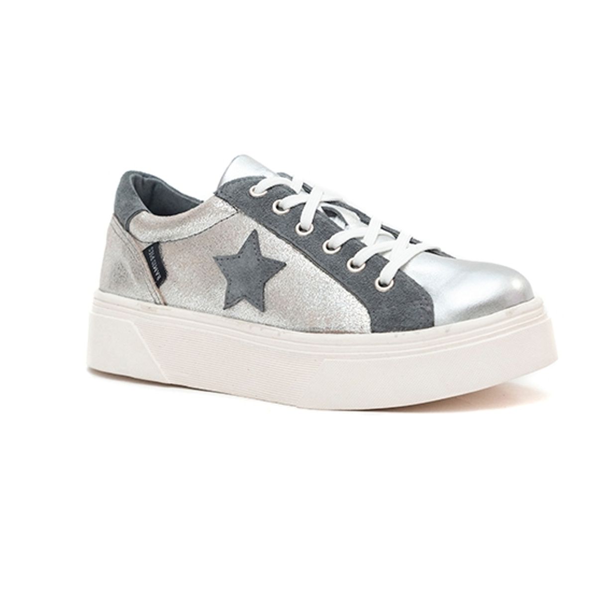 BAMISPIES - Zapatilla Bamispies Mayida Plata