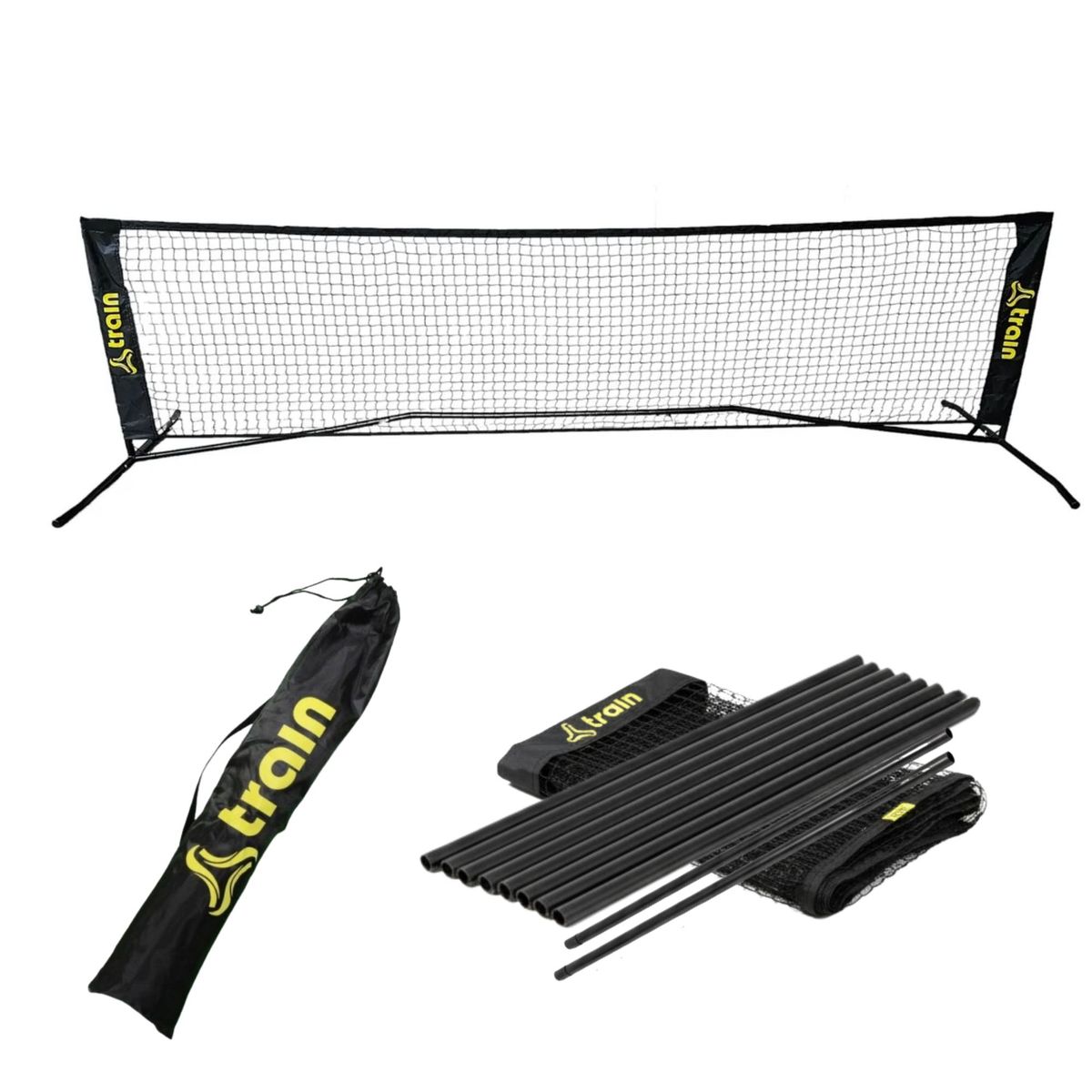 TRAIN - Red Futbol Tenis Badminton Con Bolsoy Soporte