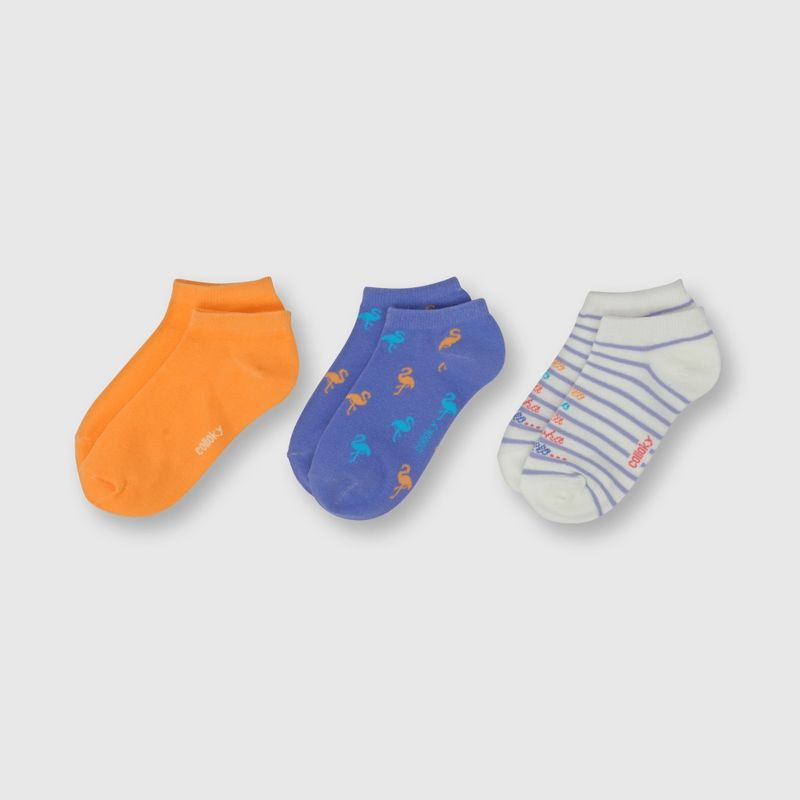 COLLOKY - Calcetin de niña corto 3 pack (23-37) Blanco 26-29