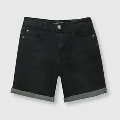 COLLOKY - Bermuda de niño elasticado negro / black (2 a 12 años) 10 10
