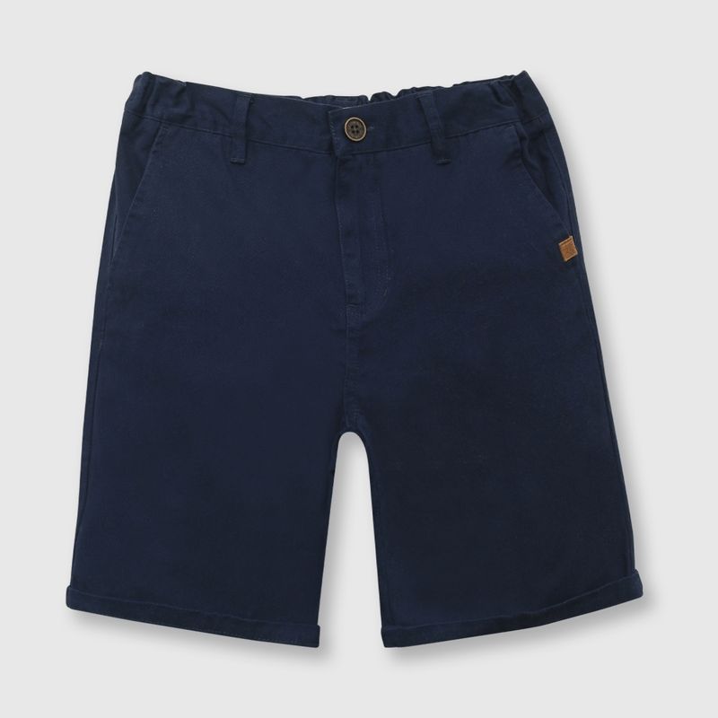 COLLOKY - Bermuda de niño gabardina navy (2 a 12 años) 10 10