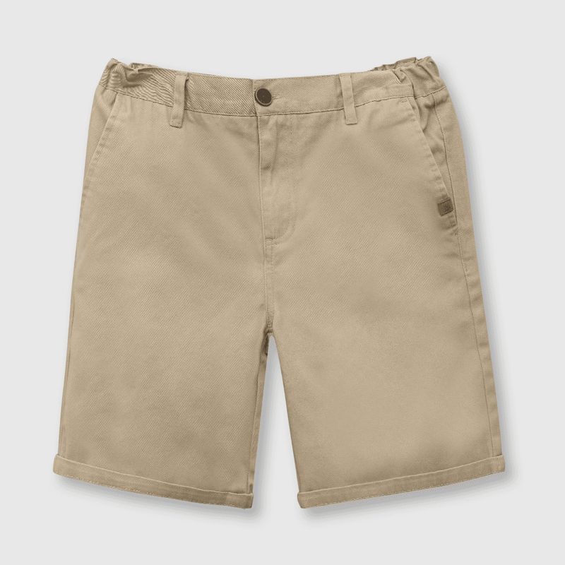 COLLOKY - Bermuda de niño gabardina beige (2 a 12 años) 12 12