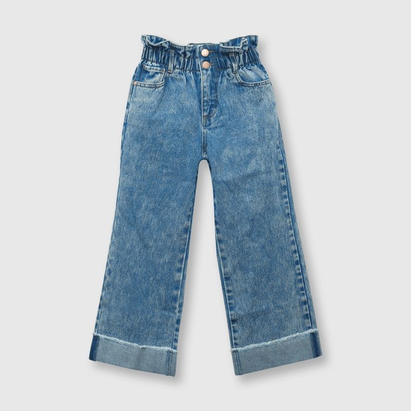 COLLOKY - Jeans de niña ancho light denim (2 a 12 años) 2-3 Años