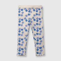 COLLOKY - Pata de bebé niña estampada crema (3 a 36 meses)