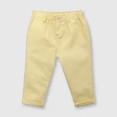 COLLOKY - Pantalón de bebé niña gabardina amarillo / yellow (3 a 36 meses)