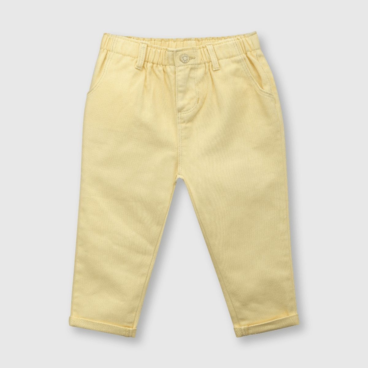 COLLOKY - Pantalón de bebé niña gabardina amarillo / yellow (3 a 36 meses)