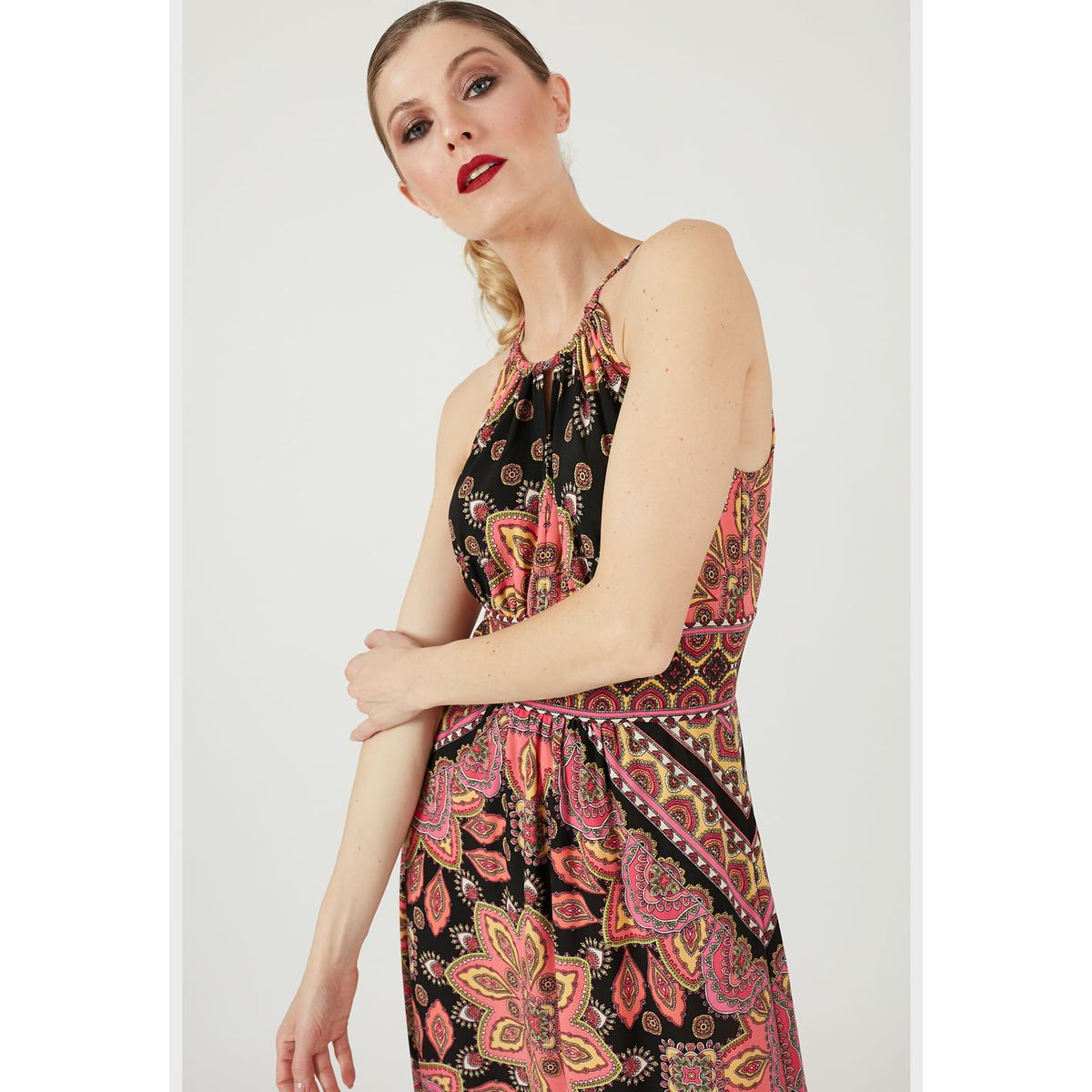 PRIVILEGE - Vestido coral estampado PRIVILEGE