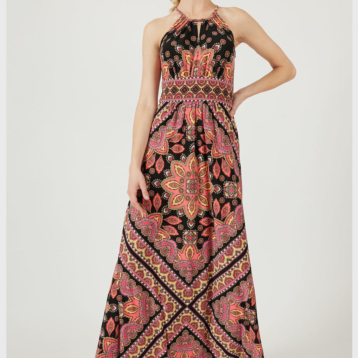 PRIVILEGE - Vestido coral estampado PRIVILEGE