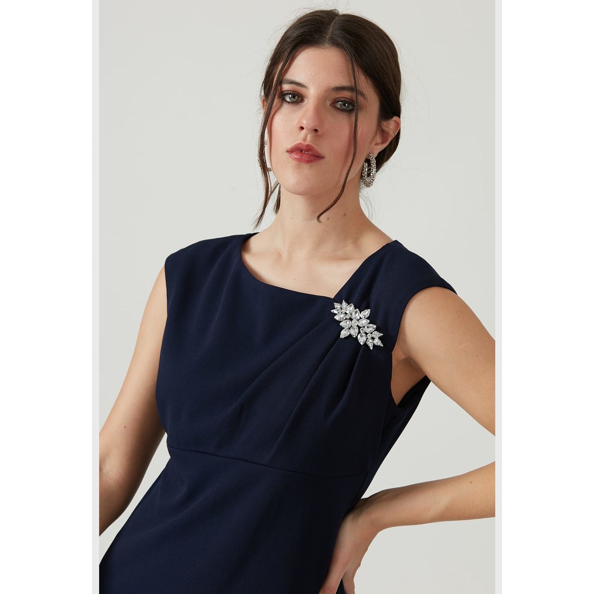 PRIVILEGE - Vestido azul marino PRIVILEGE