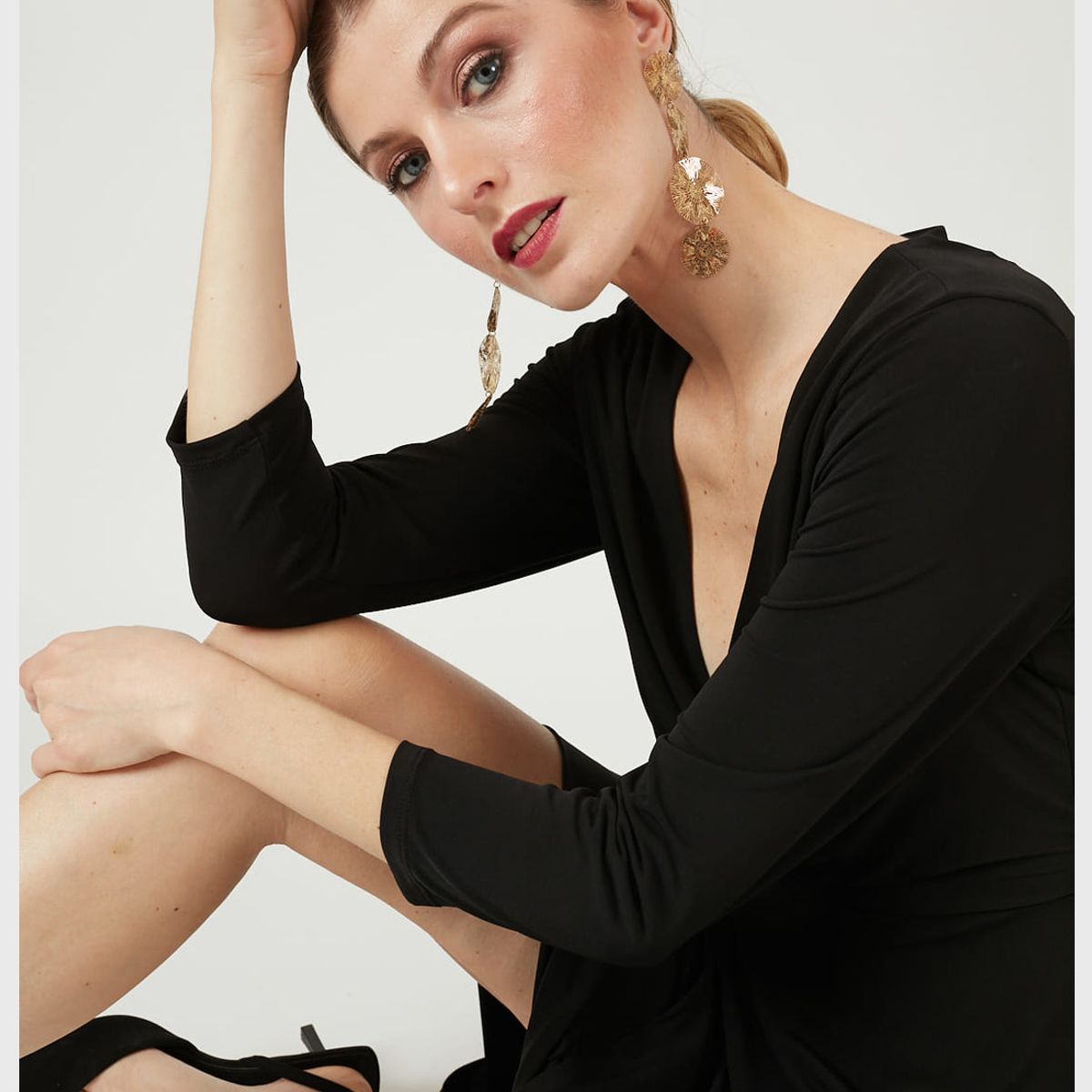 PRIVILEGE - Vestido negro PRIVILEGE