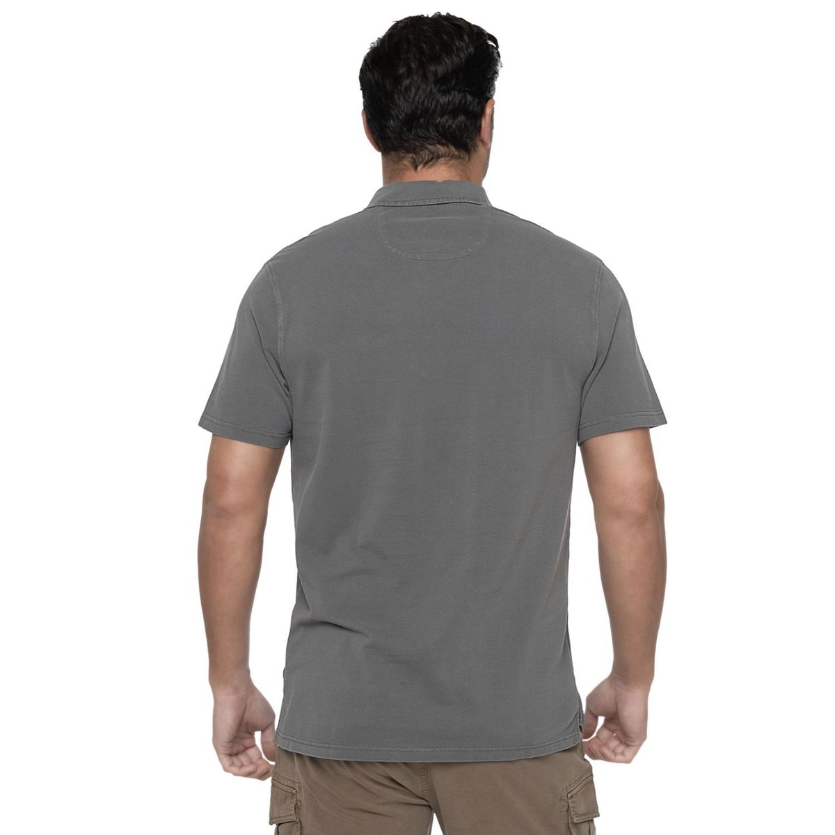 PANAMA JACK - Polera Hombre Gris Panama Jack
