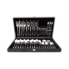 GENERICO - Estuche Cubertería Para 6 Personas 44 Piezas