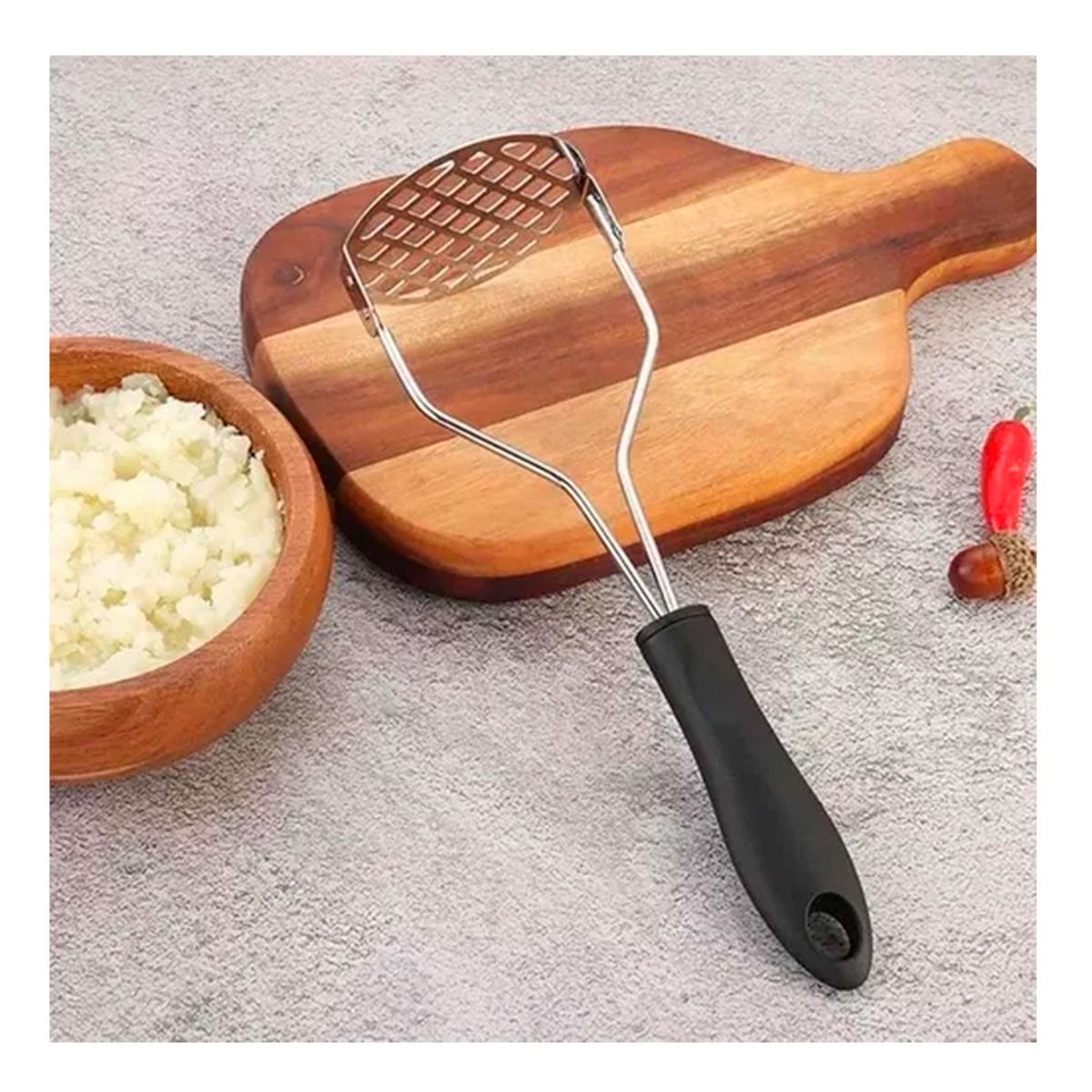 GENERICO - Moledor De Papas Utensilio Triturador De Puré 24cm
