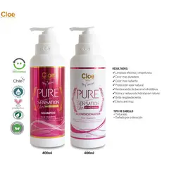 CLOE - Kit o Pack Shampoo Acondicionador Color Cabellos Tinturados.