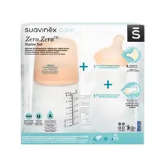 SUAVINEX - SET MAMADERA ZEROZERO 180ML - FLUJO ADAPTABLE REPUESTOS