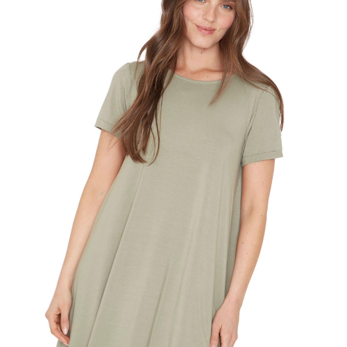 JACINTA TIENDA - Vestido Bianca manga corta II verde Jacinta Tienda