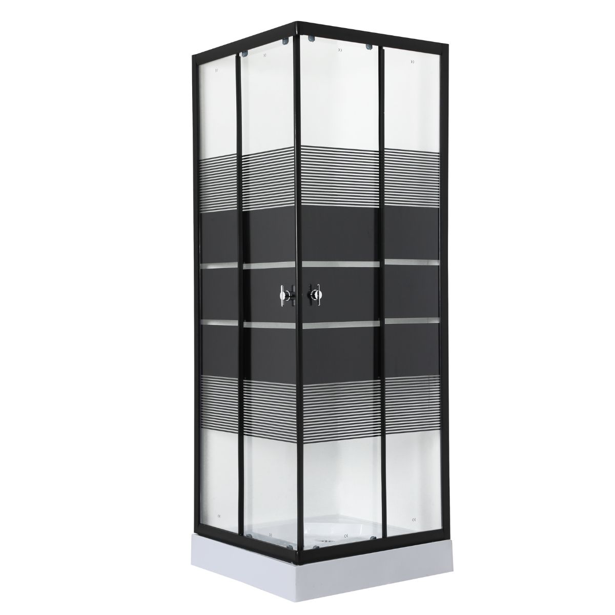 JOYTEK - Shower Door 90x90cm 5mm Mampara Recto INCLUYE RECEPTÁCULO