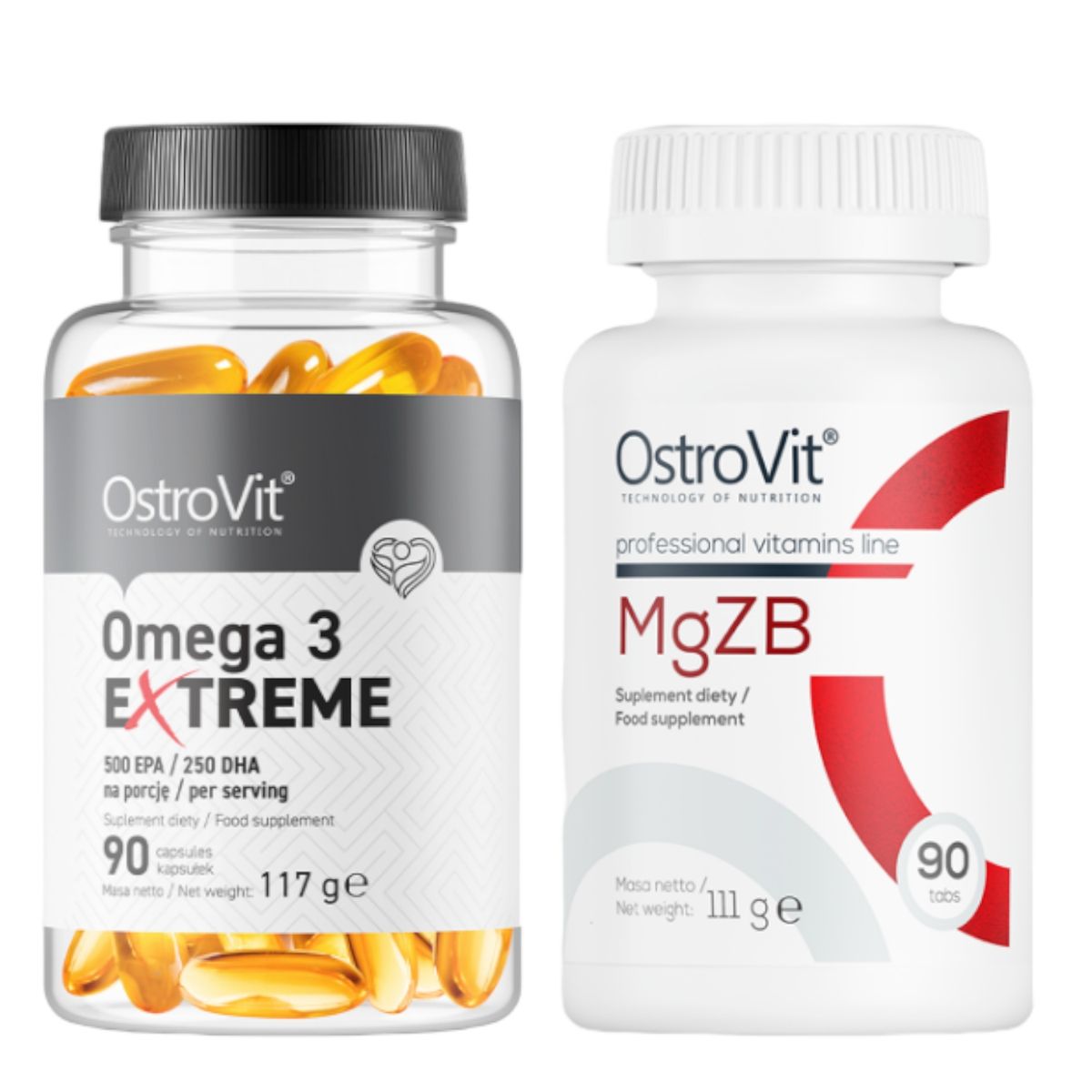 OSTROVIT - PACK OSTROVIT OMEGA 3 EXTREME 90CÁPS + ZMA 90TABS