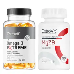 OSTROVIT - PACK OMEGA 3 EXTREME 90CÁPS + ZMA 90TABS