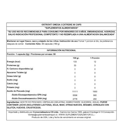 Imagen 2 del producto PACK OMEGA 3 EXTREME 90CÁPS + ZMA 90TABS