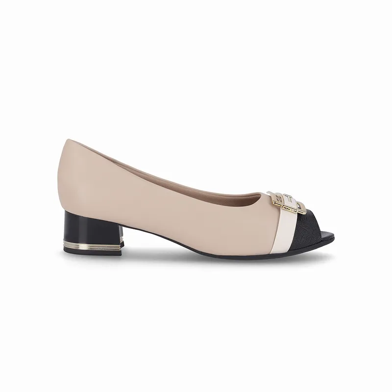 PICCADILLY - Zapato Mujer Marfil/Negro Diana Piccadilly