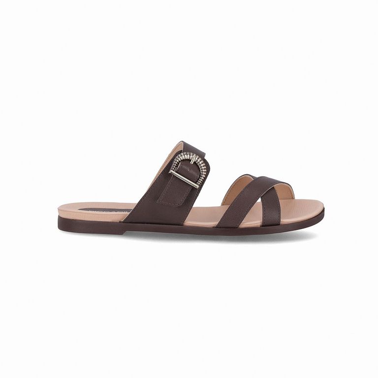 Sandalia Mujer Chocolate Mari