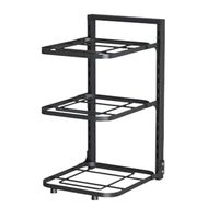 Organizador Estante Multiuso Cocina Platos Ollas 3 Niveles