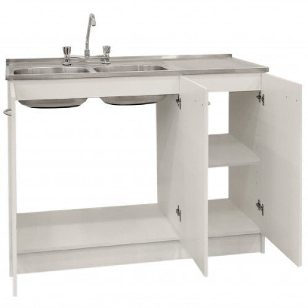 AGM - Kit Lavaplatos 120cm Derecho Blanco